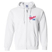 ItS Mullet Time Funny Redneck Mullet Full Zip Hoodie