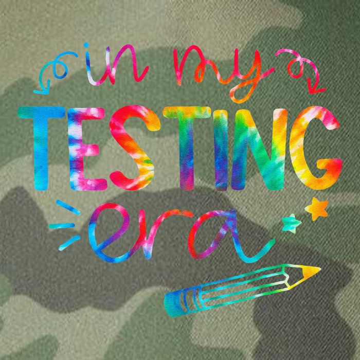 In My Testing Era Tie Dye Test Day For Student Teacher Legacy Tie Dye Trucker Hat