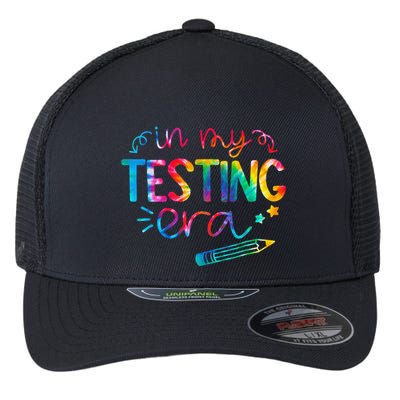 In My Testing Era Tie Dye Test Day For Student Teacher Flexfit Unipanel Trucker Cap