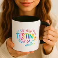 In My Testing Era Tie Dye Test Day For Student Teacher Mug