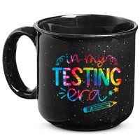 In My Testing Era Tie Dye Test Day For Student Teacher 15oz Campfire Ceramic Mug