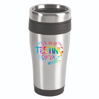 In My Testing Era Tie Dye Test Day For Student Teacher 16oz Travel Tumbler