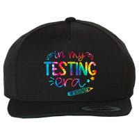 In My Testing Era Tie Dye Test Day For Student Teacher Wool Snapback Cap