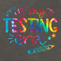 In My Testing Era Tie Dye Test Day For Student Teacher Cotton Canvas Backpack