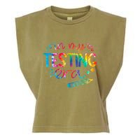 In My Testing Era Tie Dye Test Day For Student Teacher Garment-Dyed Women's Muscle Tee