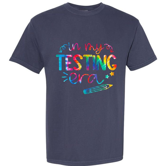 In My Testing Era Tie Dye Test Day For Student Teacher Garment-Dyed Heavyweight T-Shirt