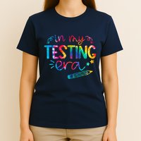 In My Testing Era Tie Dye Test Day For Student Teacher T-Shirt