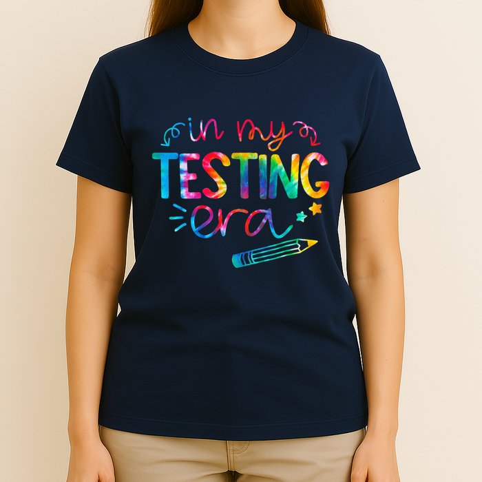 In My Testing Era Tie Dye Test Day For Student Teacher T-Shirt