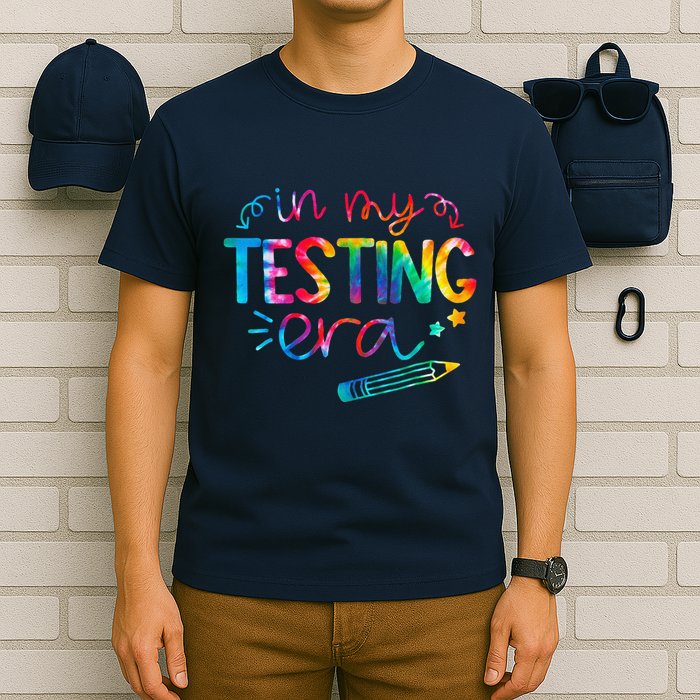 In My Testing Era Tie Dye Test Day For Student Teacher T-Shirt