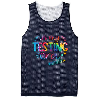 In My Testing Era Tie Dye Test Day For Student Teacher Mesh Reversible Basketball Jersey Tank