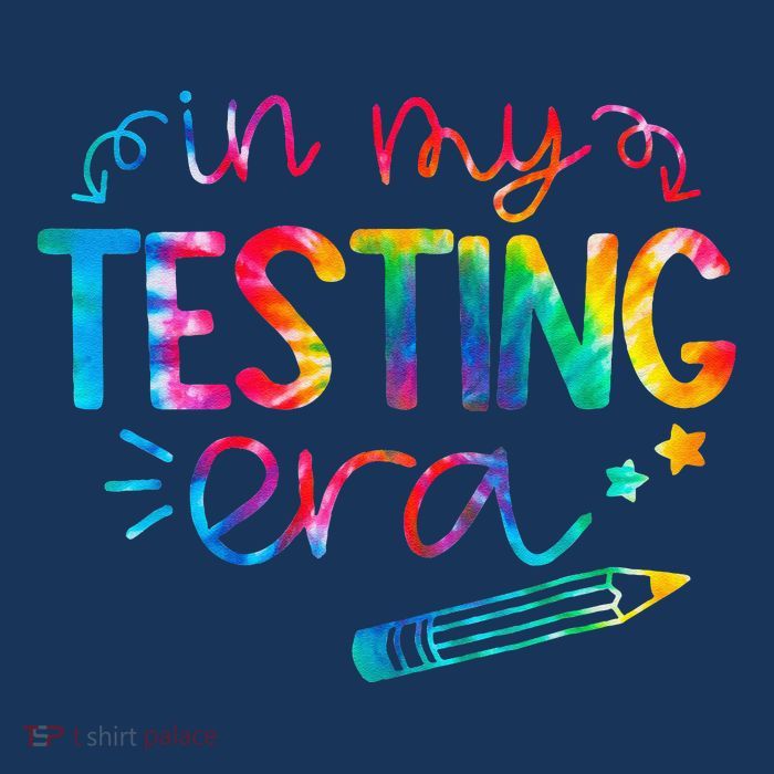 In My Testing Era Tie Dye Test Day For Student Teacher Magnet