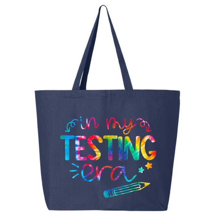 In My Testing Era Tie Dye Test Day For Student Teacher 25L Jumbo Tote