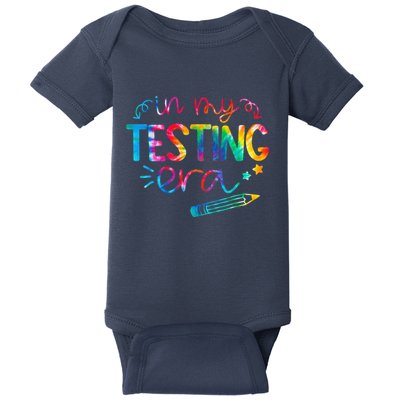 In My Testing Era Tie Dye Test Day For Student Teacher Baby Bodysuit