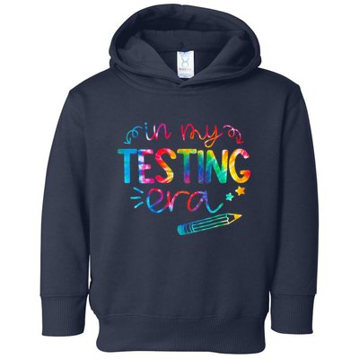 In My Testing Era Tie Dye Test Day For Student Teacher Toddler Hoodie