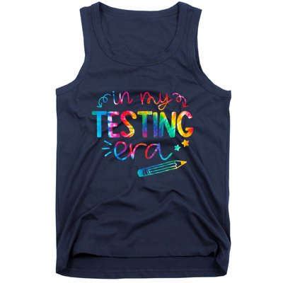 In My Testing Era Tie Dye Test Day For Student Teacher Tank Top
