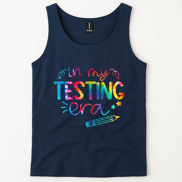 In My Testing Era Tie Dye Test Day For Student Teacher Tank Top