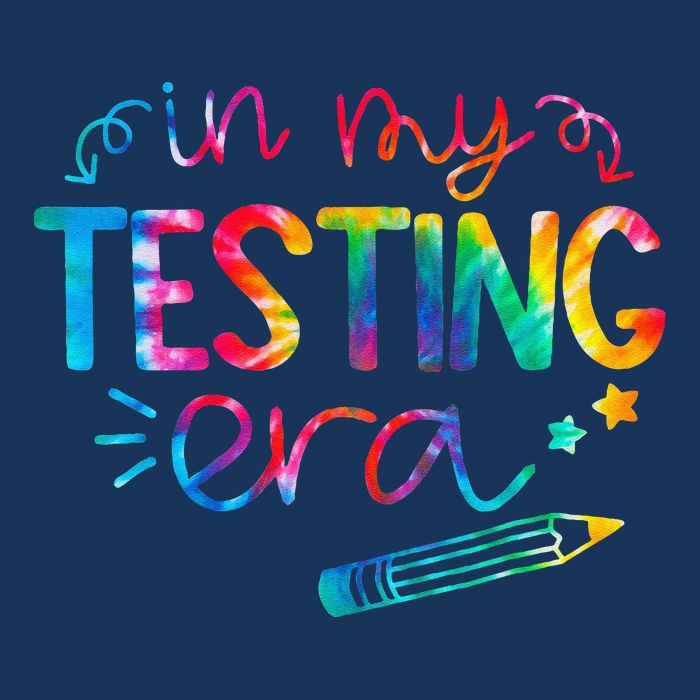 In My Testing Era Tie Dye Test Day For Student Teacher Toddler T-Shirt