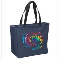 In My Testing Era Tie Dye Test Day For Student Teacher Zip Tote Bag