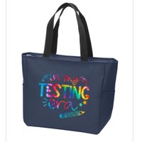 In My Testing Era Tie Dye Test Day For Student Teacher Zip Tote Bag