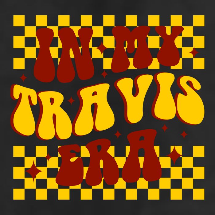 In My Travis Era Football Cute 7 Panel Mesh Trucker Snapback Hat