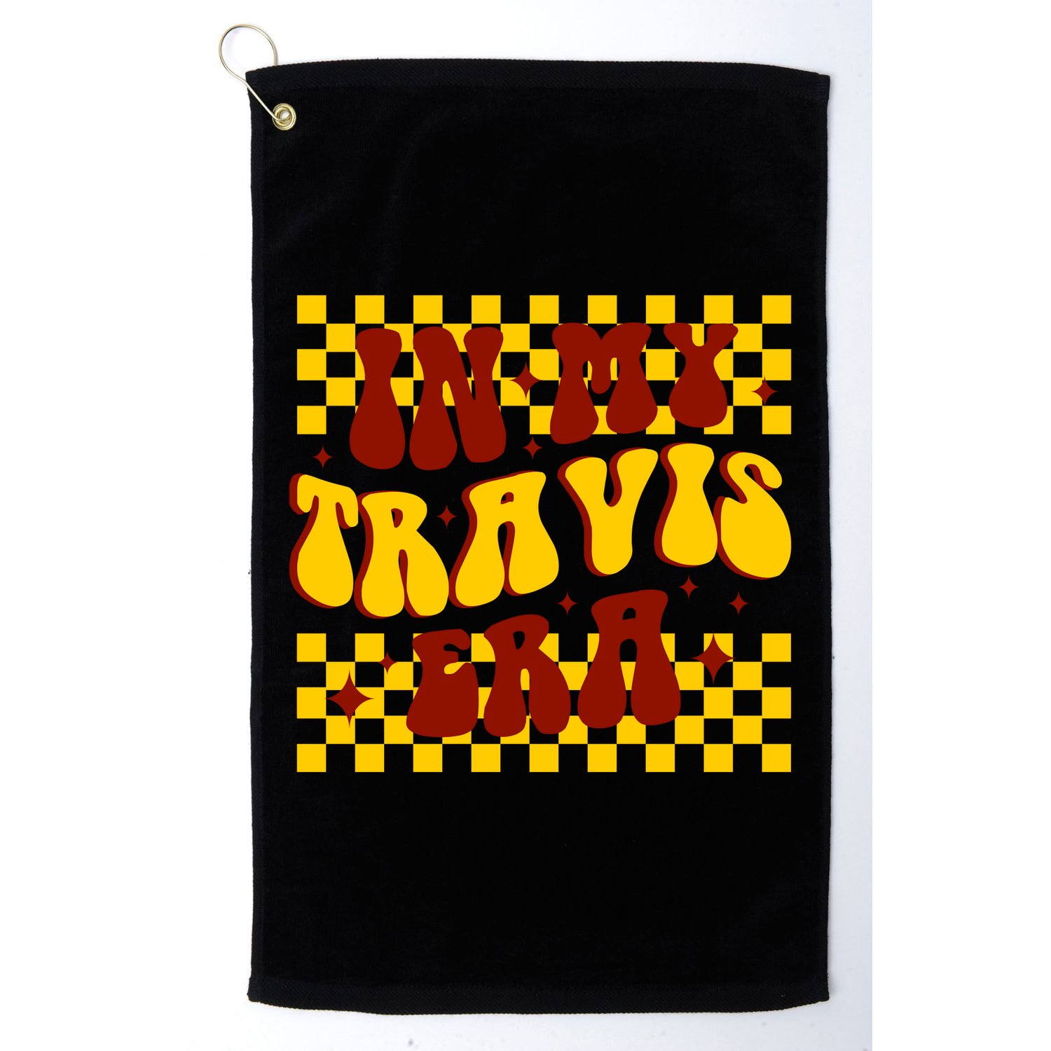 In My Travis Era Football Cute Golf Towel