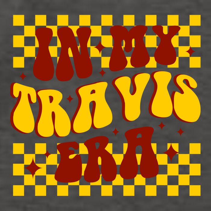 In My Travis Era Football Cute Vector Backpack
