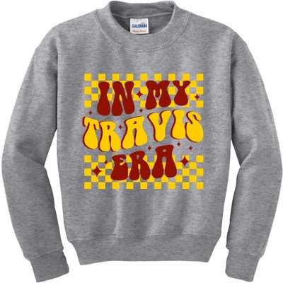 In My Travis Era Football Cute Kids Sweatshirt