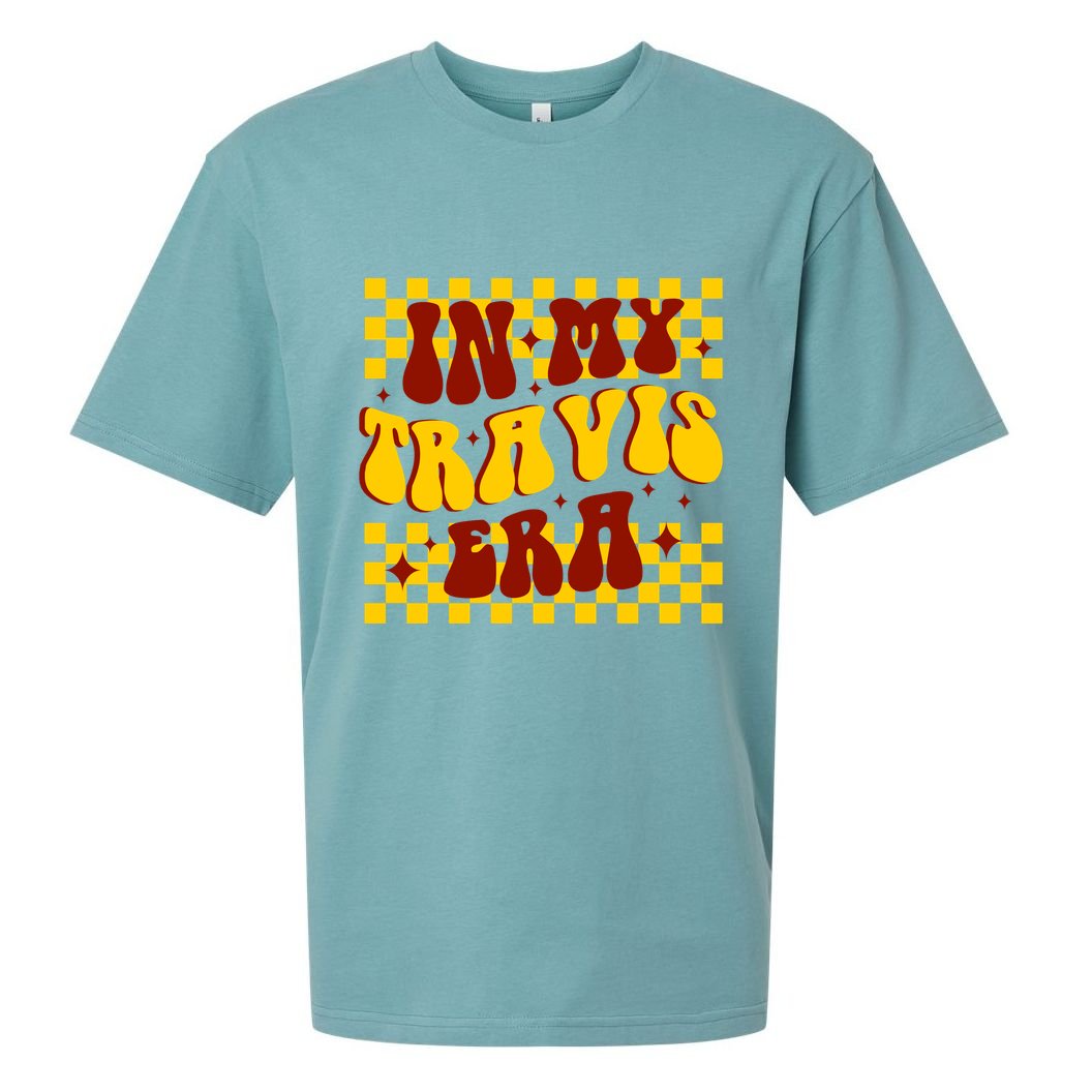 In My Travis Era Football Cute Sueded Cloud Jersey T-Shirt