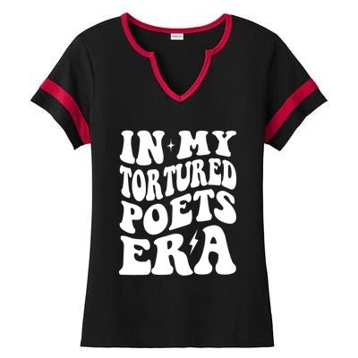 In My Tortured Era Funny In My Poets Era Ladies Halftime Notch Neck Tee