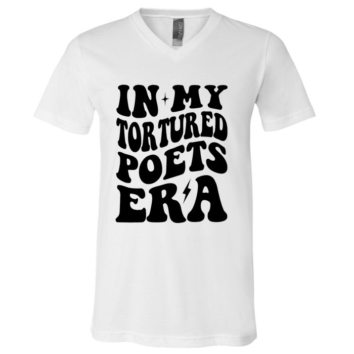 In My Tortured Era Funny In My Poets Era V-Neck T-Shirt