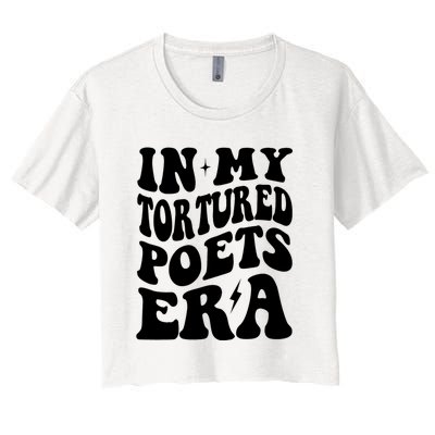 In My Tortured Era Funny In My Poets Era Women's Crop Top Tee