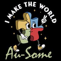 I Make The World Augiftsome Autism Awareness Month Puzzle Piece Gift City Backpack