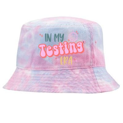 In My Testing Era, Funny Testing Teacher, Teaching Student Tie-Dyed Bucket Hat