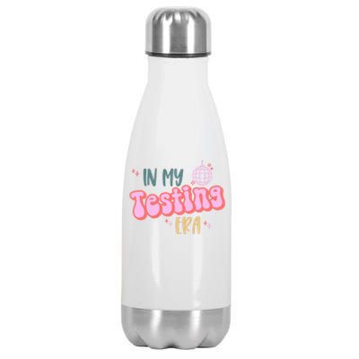 In My Testing Era, Funny Testing Teacher, Teaching Student Stainless Steel Insulated Water Bottle