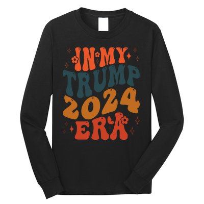 In My Trump 2024 Era Retro Long Sleeve Shirt