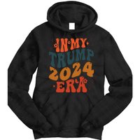 In My Trump 2024 Era Retro Tie Dye Hoodie