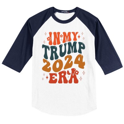 In My Trump 2024 Era Retro Baseball Sleeve Shirt