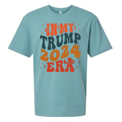 In My Trump 2024 Era Retro Sueded Cloud Jersey T-Shirt