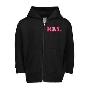 In My Teacher Era Teacher Toddler Zip Fleece Hoodie