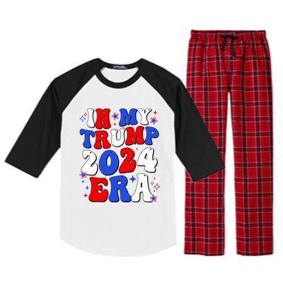 In My Trump 2024 Era Raglan Sleeve Pajama Set