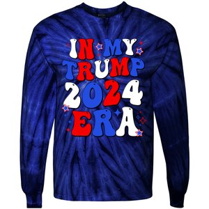 In My Trump 2024 Era Tie-Dye Long Sleeve Shirt