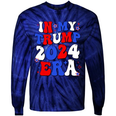 In My Trump 2024 Era Tie-Dye Long Sleeve Shirt