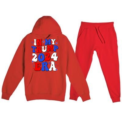 In My Trump 2024 Era Premium Hooded Sweatsuit Set