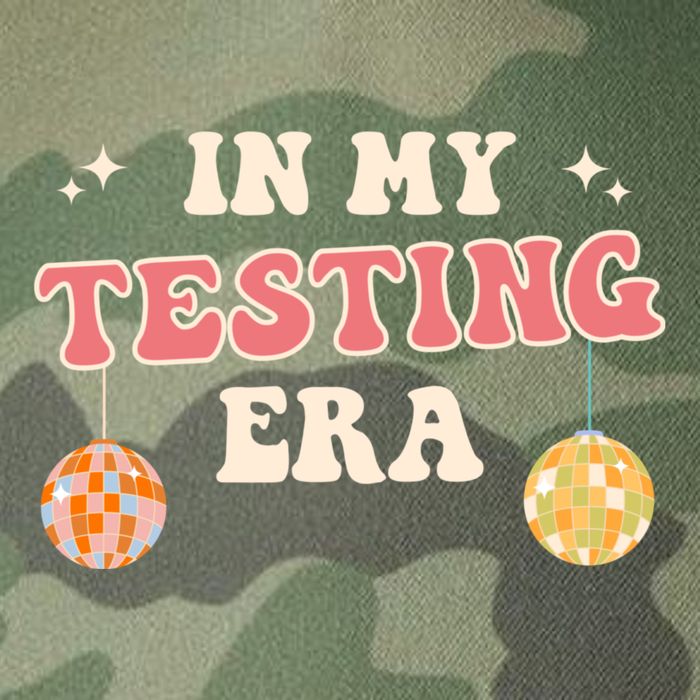 In My Testing Era, Funny Testing Teacher, Teaching Student Legacy Tie Dye Trucker Hat