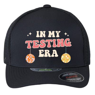 In My Testing Era, Funny Testing Teacher, Teaching Student Flexfit Unipanel Trucker Cap