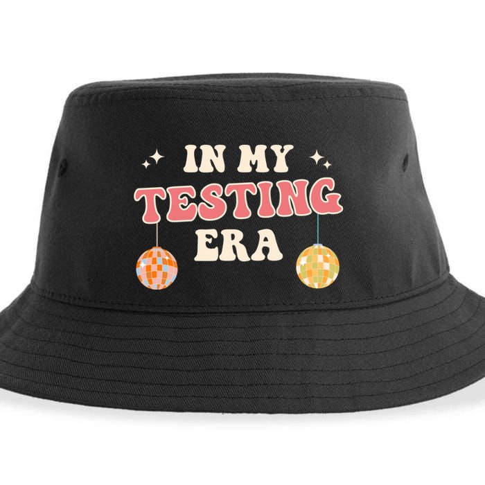 In My Testing Era, Funny Testing Teacher, Teaching Student Sustainable Bucket Hat