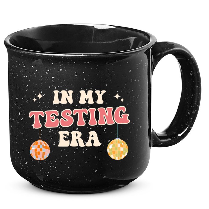 In My Testing Era, Funny Testing Teacher, Teaching Student 15oz Campfire Ceramic Mug