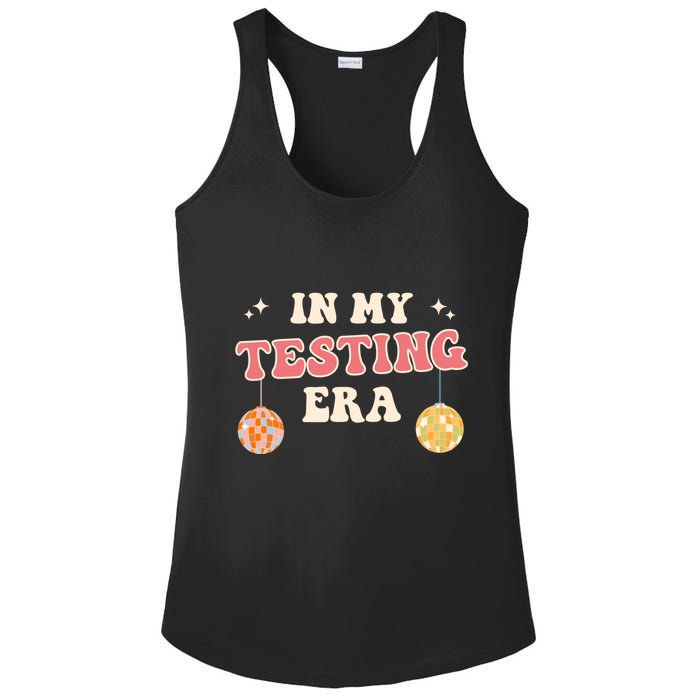 In My Testing Era, Funny Testing Teacher, Teaching Student Ladies PosiCharge Competitor Racerback Tank