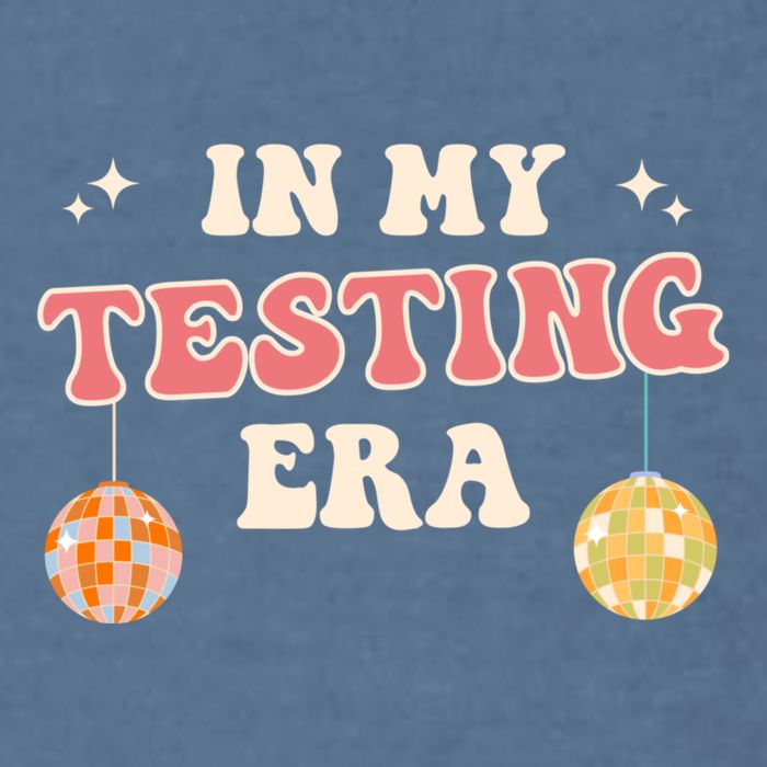 In My Testing Era, Funny Testing Teacher, Teaching Student Garment-Dyed Sweatshirt