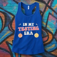 In My Testing Era, Funny Testing Teacher, Teaching Student Womens Tank Top